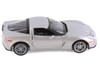 2007 Chevy Corvette Hard Top, Silver - Showcasts® 22504/4D - 1/24 Scale Diecast Model Toy Car