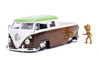 1963 Volkswagen Bus Pickup w/Groot Figure, Guardians of Galaxy - Jada Toys 31202 - 1/24 Diecast Car