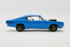 1969 Plymouth Barracuda Street Fighter Hardtop, Petty Blue - Acme A1806117 - 1/18 scale Diecast Car