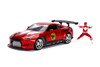 2009 Nissan GT-R (R35) w/Power Rangers Figure - Jada Toys 31908 - 1/24 scale Diecast Car
