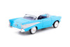 1957 Chevy Bel Air, Light Blue - Motor Max 73228AC-WHBL - 1/24 scale Diecast Model Toy Car