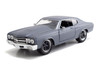 1970 Dom's Chevy Chevelle SS, Primer Gray - Jada 97835 - 1/24 Scale Diecast Model Toy Car
