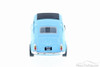 Fiat 500 w/ Sunrroof, Sky Blue - Kinsmart 5004D - 1/24 Scale Diecast Model Toy Car