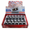 Box of 12 Diecast Model Toy Cars - 1955 Police Chevy Stepside Pickup Truck, 1/32 Scale