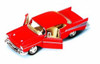 1957 Chevy Bel Air, Red -  5313D - 1/40 scale Diecast Model Toy Car (Brand New, but NOT IN BOX)