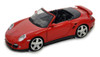 Porsche 911 Turbo Cabriolet, Red - Motormax 73348 - 1/24 scale Diecast Model Toy Car