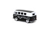 Volkswagen T1 Bus, Black and White - Jada Toys 14051W1 - 1/64 scale Diecast Model Toy Car