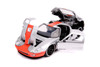 2005 Ford GT Hardtop, Silver and Orange - Jada Toys 31324 - 1/24 scale Diecast Model Toy Car