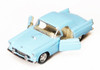 1955 Ford Thunderbird, Blue - Kinsmart 5319D - 1/36 scale Diecast Car (Brand New, but NOT IN BOX)