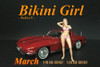 Bikini Girl March, Pink - American Diorama 38167 - 1/18 Scale Figurine - Diorama Accessory