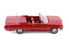1963 Chevy Impala Convertible, Red - Welly 22434 - 1/24 scale Diecast Model Toy Car