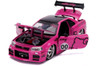 2002 Nissan 2002 Nissan Skyline GT-R with Hello Kitty,Toys 31613 - 1/24 scale Diecast Model Toy Car