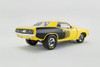 1972 Plymouth Barracuda Drag Car Hardtop, Yellow /Black - Acme A1806118 - 1/18 scale Diecast Model Toy Car