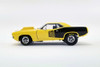 1972 Plymouth Barracuda Drag Car Hardtop, Yellow /Black - Acme A1806118 - 1/18 scale Diecast Model Toy Car