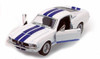 1967 Shelby GT500, White - Kinsmart 5372D - 1/38 scale Diecast Car (Brand New, but NOT IN BOX)