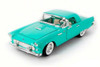 1955 Ford Thunderbird Convertible with Removable Bonnet, Green - Lucky Road Signature 92068GN - 1/18 scale Diecast Model Toy Car