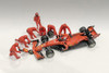 Formula One F1 Pit Crew Team,- American Diorama 38382 - 1/43 scale Figurines - Diorama Accessory