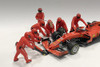 Formula One F1 Pit Crew Team,- American Diorama 38382 - 1/43 scale Figurines - Diorama Accessory