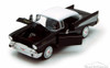 1957 Chevy Bel Air, Black - Motormax Premium American 73228 - 1/24 Scale Diecast Model Car