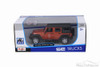 2015 Jeep Wrangler Unlimited, Orange - Maisto 31268OR - 1/24 Scale Diecast Model Toy Car
