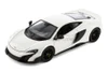 McLaren 675LT Hardtop, White - Welly 24089/4D - 1/24 scale Diecast Model Toy Car