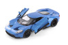 2017 Ford GT, Blue - Welly 24082/4D - 1/24 Scale Diecast Model Toy Car