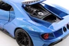 2017 Ford GT, Blue - Welly 24082/4D - 1/24 Scale Diecast Model Toy Car