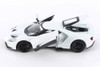 2017 Ford GT, White - Welly 24082/4D - 1/24 Scale Diecast Model Toy Car