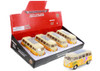 1963 Volkswagen Classical T1 Bus w/ Love/Peace Yellow -  Showcasts® 22095A1/4D - 1/24 Scale Diecast Model Toy Car