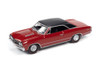 1967 Chevy Chevelle SS Hardtop, Bolero Red /Black - Auto World AWSP051/24A - 1/64 scale Diecast Model Toy Car