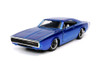 1968 Dodge Charger R/T, Blue - Jada Toys 31865/4 - 1/24 scale Diecast Model Toy Car