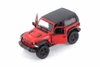 2018 Jeep Wrangler Rubion, Red - Kinsmart 5412DAB - 1/34 scale Diecast Model Toy Car