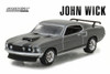 1966 Ford Mustang BOSS 429 (John Wick), Gray - Greenlight 44780E/48 - 1/64 Scale Diecast Car