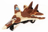 Super Flighters - F-14 Tomcat Fighter Plane, Desert Tan - Showcasts 9860D - 4.75 Inch Scale Diecast Model Replica (1 plane, no box))