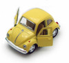 1967 Volkswagen Classic Beetle, Yellow - Kinsmart 4026DY - 3.75Diecast Model Toy Car