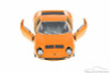 1971 Lamborghini Miura P400 SV, Orange - Kinsmart 5390D - 1/34 Scale Diecast Car (New, but NO BOX)