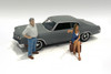 70's Style Figures Set III, Multi - American Diorama 38353 - 1/43 scale Figurine - Diorama Accessory