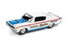 1970 AMC Rebel Machine, Frost White - Johnny Lightning JLMC024/48B - 1/64 scale Diecast Model Toy Car