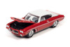 1972 Pontiac GTO, Cardinal Red - Johnny Lightning JLMC024/48B - 1/64 scale Diecast Model Toy Car