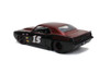 1969 Chevy Camaro #15, Matte Black and Red - Jada Toys 32303/4 - 1/24 scale Diecast Model Toy Car