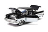 1957 Chevy Bel Air, Black and White - Jada Toys 32299/4 - 1/24 scale Diecast Model Toy Car