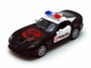 2013 Dodge SRT Viper GTS Police, Black - Kinsmart 5363DP- 1/36 scale Diecast Model Toy Car