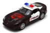2013 Dodge SRT Viper GTS Police, Black - Kinsmart 5363DP- 1/36 scale Diecast Model Toy Car