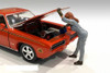 Retro Female Mechanic II, Blue - American Diorama 38245 - 1/18 scale Figurine - Diorama Accessory