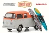 Volkswagen Type 2 Crew Cab Pickup Doka w/ sw/ Orange -97030F/48 - 1/64 Scale Diecast Model Toy Car
