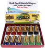  Ford Woody Wagon with  Diecast Car Set - Box of 12 5-inch Diecast Model Cars, Assorted Colors