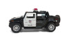 2005 Hummer H2 SUT Police Pickup Truck, Red - Kinsmart 5097DP - 1/40 scale Diecast Model Toy Car