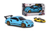 Porsche 911 GT3 RS Carry Case + 1 car, Blue - Jada Toys 2120581941JA - Diecast Model Toy Car