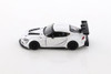 Toyota GR Supra Racing Concept , White - Kinsmart 5421D - 1/36 scale Diecast Model Toy Car