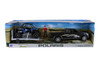 Pick Up Truck W/ Polaris RZR XP1000 Set, Black - New Ray SS-37426E - 1/18 scale Model Toy Vehicle